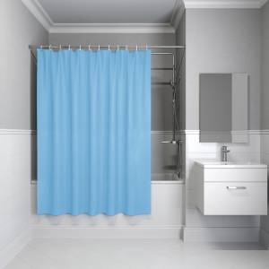 Штора для ванной Iddis Base BL06P24i11 полиэстер, 200x240, голубой