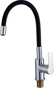 Смеситель для кухни Rush Siple SI7335-60Black черный, с гибким изливом