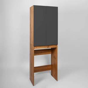 Шкаф Viant Бостон VBOS645G-SHSM 380x645x1900 графит