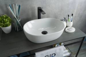 Раковина Gid Lago N9026b 51113 белая, 48x35x13.5