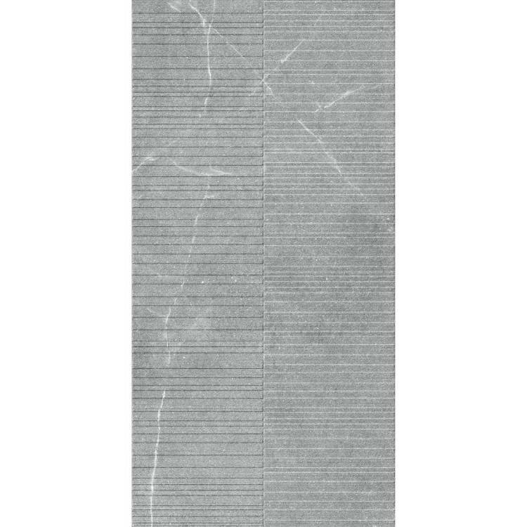 Керамогранит Global Tile Geo GT1206015461MR Серый Линии 60x120