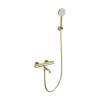Смеситель для ванны Wonzon & Woghand WW-B3029-A1-BG термостатический, с душевым гарнитуром, брашированное золото