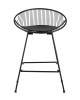 Набор из 4 полубарных стульев Stool Group UFO-24A-P11 BL/BL X4 черный фото 3