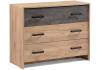 Комод Woodville Taika 499622 дуб золотой/камень темный