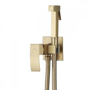 Гигиенический душ Abber Wasserfall AF8625G золото матовое