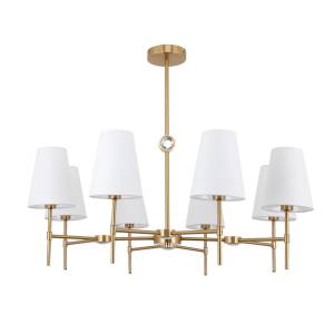 Большая люстра на штанге Arte Lamp Daniella A4104LM-8PB