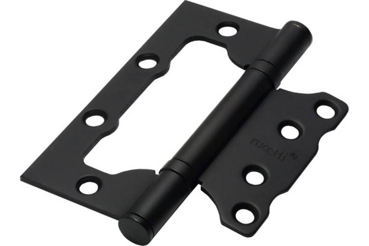 Петля дверная без врезки Rucetti RFH-100752.5 BL TEC 9014237 черная