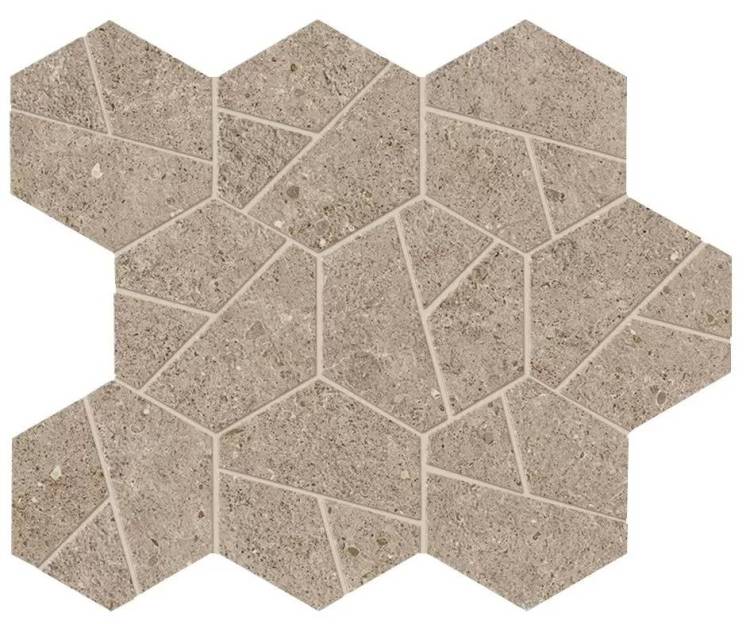 Мозаика Atlas Concorde Boost Stone A7CW Clay Mosaico Hex 25x28.5
