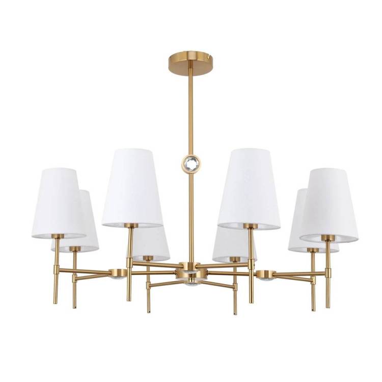 Большая люстра на штанге Arte Lamp Daniella A4104LM-8PB