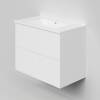 Тумба под раковину La Fenice Terra Twin Bianco 80 белый матовый