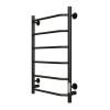 Полотенцесушитель электрический Aringa Киото AR03005BL 50x80, черный