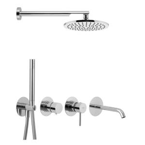 Душевой комплект Remer X Style X96D3SET cr хром с внутренней частью