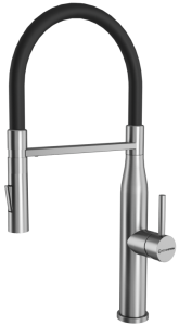 Смеситель для кухни Kuchenstern Kern-FE 406SS40 нержавеющая сталь