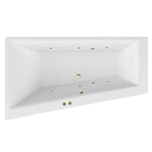 Акриловая ванна Excellent Sfera Slim 170x100 (левая) "SOFT" (бронза)