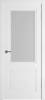 Межкомнатная дверь Владимирская Фабрика Дверей Flat 2 Polar стекло White Cloud 600x2000