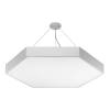 Подвесной светодиодный cветильник Geometria ЭРА Hexagon SPO-122-W-40K-066 66Вт 4000К белый Б0050552 фото 2