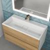 Раковина Uperwood Barsa 2901120346 белая, 90x45 фото 3