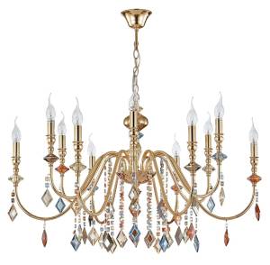 Люстра Crystal Lux Mercedes Sp6+6 Gold/Color