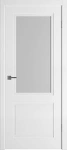 Межкомнатная дверь Владимирская Фабрика Дверей Flat 2 Polar стекло White Cloud 600x2000