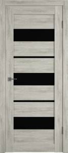Межкомнатная дверь Владимирская Фабрика Дверей Atum 23 Lin Vellum стекло Black Gloss 600x2000