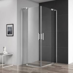Душевой уголок Cezares Slider A 2 70/80 C Cr профиль хром, стекло прозрачное