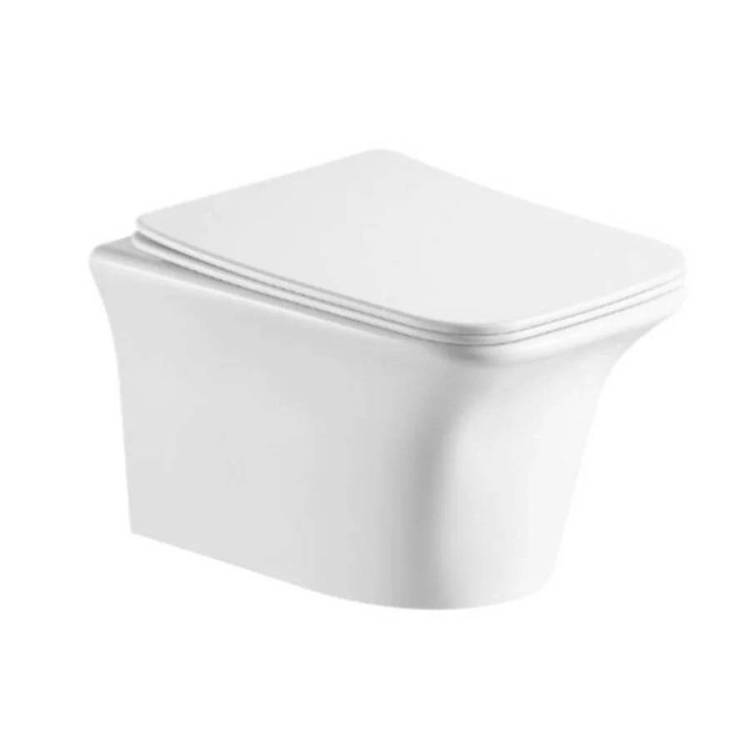 Унитаз подвесной Cerutti Spa Nivolet CT7779 Aria безободковый, с крышкой-сиденьем микролифт