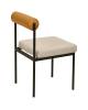 Стул Stool Group Балла FDC7287 sDC6095-4+b270-28 бежевый, коричневая экокожа фото 4