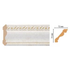 Плинтус потолочный DECOMASTER 122-40 240x7.2x7.2