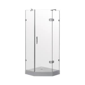 Душевой уголок Timo BY-839/100C профиль хром, стекло прозрачное, 100x100x200