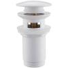 Донный клапан для раковины Abber AF0009W белый