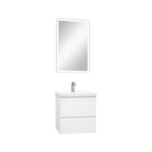 Мебель для ванной Art&Max Family 50, подвесная, Bianco Lucido
