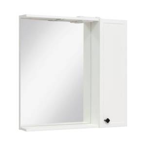 Зеркало-шкаф Runo Римини 75 00-00001257 75x75 белый