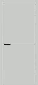 Межкомнатная дверь Bravo Браво-0.21 П полотно Grey Silk 600x2000
