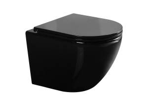 Унитаз подвесной Gid Convexo Tr2122BL 62237Y черный глянцевый