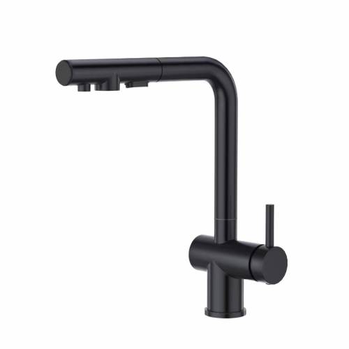 Смеситель для кухни EMAR Steel ЕСВ 7020 Black