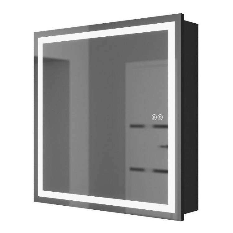 Зеркало-шкаф Uperwood Tanos ZTanos70b с подсветкой, 70x70 см