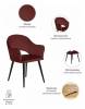 Стул Bradex Home Bruno RF 0361 винный фото 7