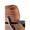 Комплект кресло и оттоманка Bradex Home Eames Lounge Chair FR 0016-17 черные фото 14