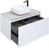Тумба под раковину Aquanet Nova Lite 90 242257 1+1 ящика, белый глянец фото 10