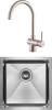 Комплект Paulmark Gerberg PM214444-BS брашированная нерж. сталь + Смеситель Paulmark Bend Be212066-SS для кухонной мойки