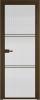 Межкомнатная дверь Profil Doors 3 AX цвет профиля Деорэ, стекло безопасное 6 мм мору осветленное 700x2000