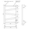 Полотенцесушитель электрический Apextermo Генезис GN00165BM черный матовый, 60x50 фото 3