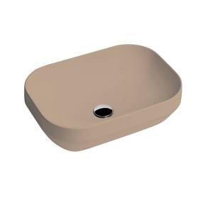 Раковина накладная AXA Decus 8520010 прямоугольная 500х350х150мм, Sahara Matt