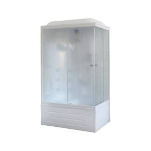 Душевая кабина Royal Bath BP RB8100BP2-M-L с высоким поддоном, с сиденьем