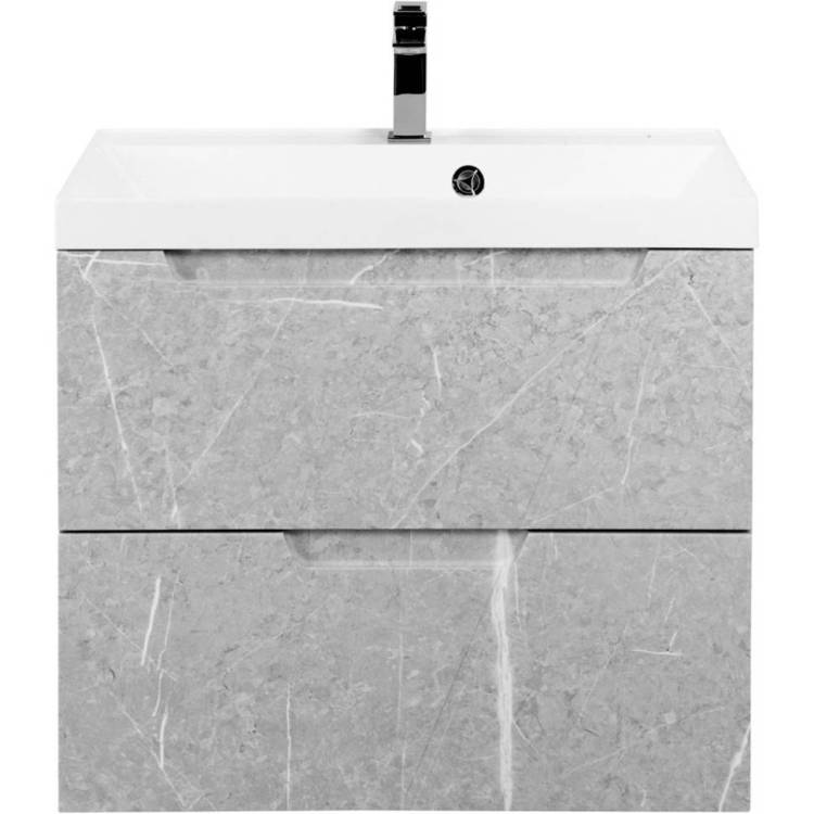 Тумба под раковину Belbagno Vittoria VITTORIA-700-2C-SO-TB-P 70x45x57 Toros Bianco подвесная с двумя выкатными ящиками