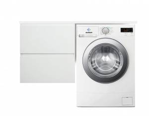 Тумба с раковиной Эстет Dallas Luxe ФР-00002222 подвесной, левосторонний, 2 ящика, 60.7x64.8