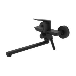 Смеситель для ванны Haiba HB22816-7 длинный излив, черный