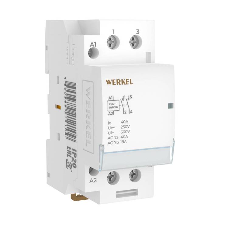 Контактор модульный Werkel W942M40O