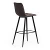 Стул барный Tetchair Chilly (mod.7095б) 19641 темно-серый, черный фото 3