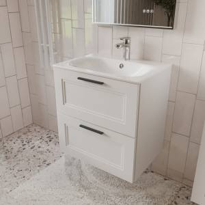 Тумба с раковиной Terminus Classik CLA10602900301O белый, 60x62